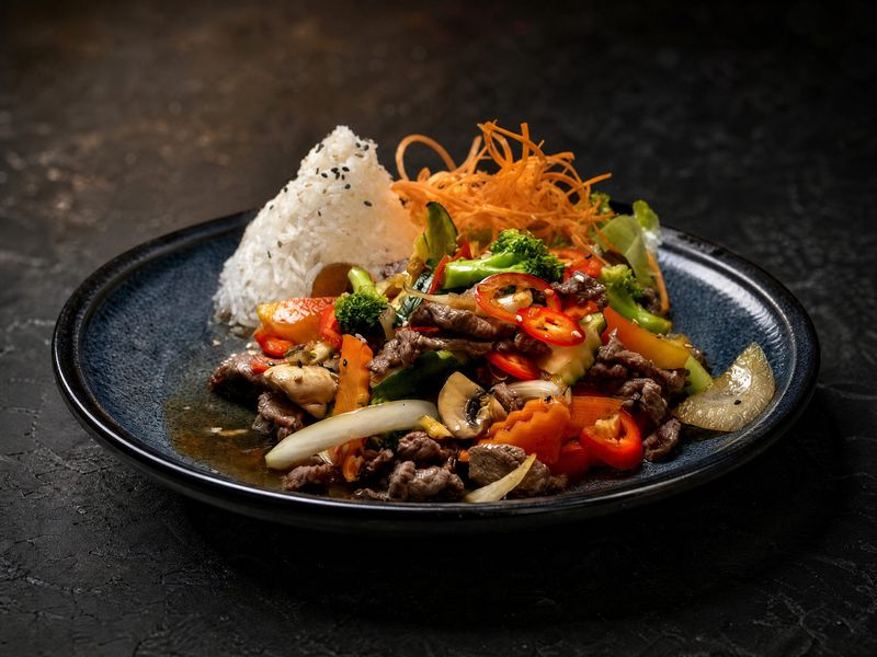 From the wok